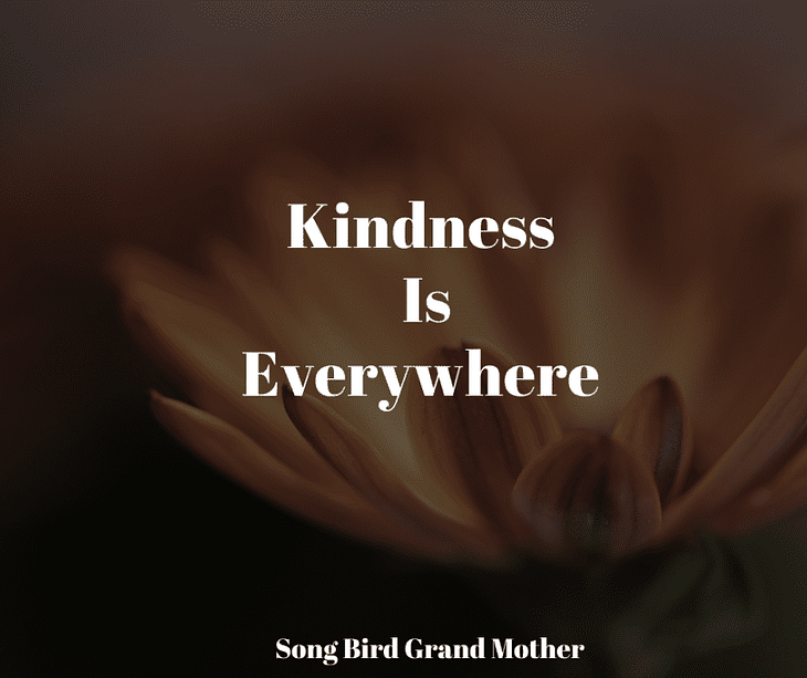 Kindness Is Everywhere Poem